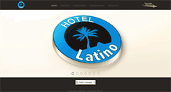 Desktop Screenshot of hotellatino.com