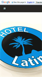 Mobile Screenshot of hotellatino.com