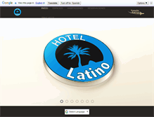 Tablet Screenshot of hotellatino.com